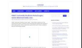 
							         ISBAT University Students Portal Login | www.isbatuniversity.com ...								  
							    