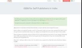
							         ISBN for Self Publishers in India - Pothi.com								  
							    