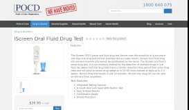 
							         iScreen Oral Fluid Drug Test - Point of Care Diagnostics								  
							    