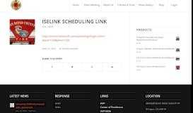 
							         ISELINK Scheduling Link – CAL FIRE San Diego County Firefighters								  
							    