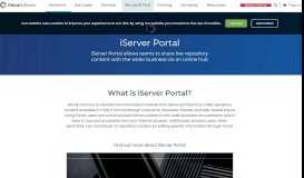 
							         iServer Portal - Maximize Business Communication Capability | Orbus ...								  
							    