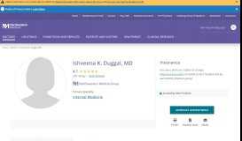 
							         Ishveena K. Duggal, MD | Northwestern Medicine								  
							    