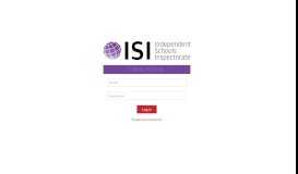 
							         ISI Data Portal | Independent Schools Inspectorate								  
							    