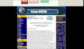 
							         Islam BRCKO Bosanski Islamski Portal ... - Brcko Distrikt BiH								  
							    