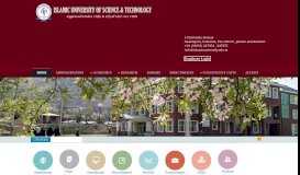 
							         Islamic University of Science & Technology								  
							    
