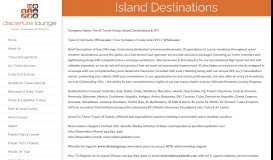 
							         Island Destinations - Departure Lounge								  
							    