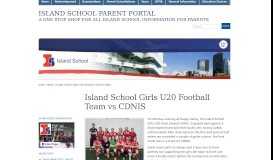 
							         Island School Girls U20 Football Team vs CDNIS « Island School ...								  
							    