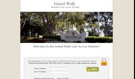 
							         Island Walk | Gate Access Website | Your Vehicles								  
							    