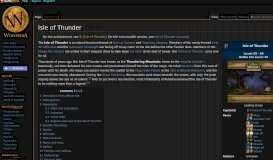 
							         Isle of Thunder - Wowpedia - Your wiki guide to the World of Warcraft								  
							    