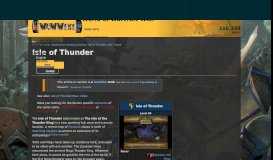 
							         Isle of Thunder | WoWWiki | FANDOM powered by Wikia								  
							    