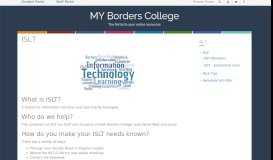
							         ISLT – MY Borders College								  
							    