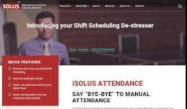 
							         iSOLUS ATTENDANCE - Solus								  
							    