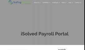 
							         iSolved Payroll Portal - Staffing Solutions Enterprises								  
							    