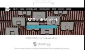 
							         ISPO Job Market - ISPO.com								  
							    