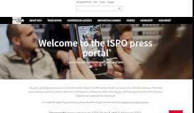 
							         ISPO press portal - ISPO.com								  
							    
