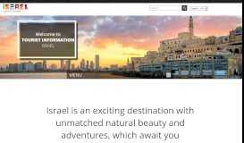 
							         Israel Tourist Information Official Site | Travel Israel								  
							    