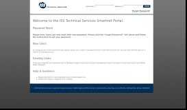
							         ISS Technical Services Smartnet Portal: Login								  
							    