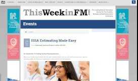 
							         ISSA Estimating Made Easy - TWinFM								  
							    