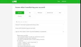 
							         Issues when transferring your account - Help Center | LINE ...								  
							    