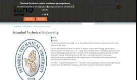 
							         Istanbul Technical University | Land Portal | Securing Land Rights ...								  
							    