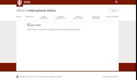 
							         iStart: Office of International Affairs: Indiana University-Purdue ...								  
							    