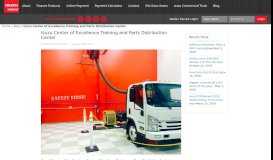 
							         Isuzu Center of Excellence Training and Parts Distribution ...								  
							    