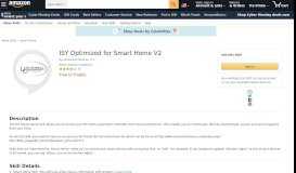 
							         ISY Optimized for Smart Home V2: Alexa Skills - Amazon.com								  
							    
