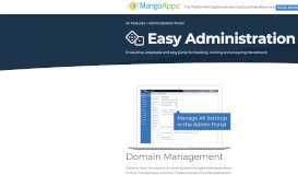 
							         IT & Administratior Friendly Platform | MangoApps								  
							    