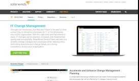 
							         IT Change Management - Change Control | SolarWinds								  
							    