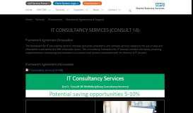 
							         IT Consultancy Services - NHS SBS Corporate								  
							    