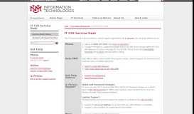 
							         IT CSS Service Desk :: Information Technologies | The ... - UNM IT								  
							    