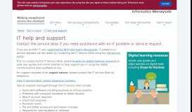 
							         IT help and support - NHS Informatics Merseyside								  
							    