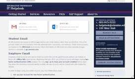 
							         IT Helpdesk: Email | University of Mississippi - Ole Miss								  
							    
