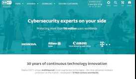 
							         IT Security and Endpoint Protection for Business | ESET								  
							    