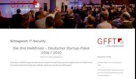 
							         IT-Security | GFFT Portal								  
							    
