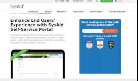 
							         IT Self Service Portal: Customer Self-Service Software| SysAid								  
							    