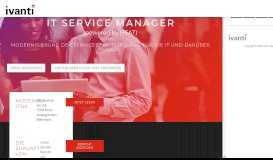 
							         IT Service Manager | Ivanti								  
							    