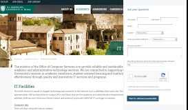 
							         IT Services & Facilities | The American University of Rome								  
							    