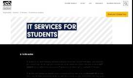 
							         IT Services for students - Information Technology ... - University of Derby								  
							    