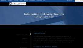 
							         IT Services | Patrick Henry College								  
							    