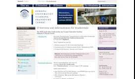 
							         IT-Services und Informationen für Studierende • IKMZ • Europa ...								  
							    