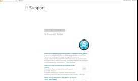 
							         It Support Portal - It Support								  
							    
