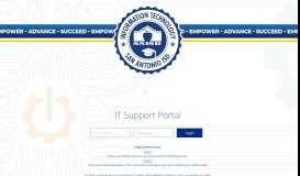 
							         IT Support Portal								  
							    