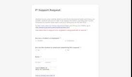 
							         IT Support Request - JotForm								  
							    