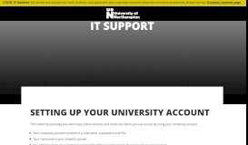 
							         IT support | University of Northampton								  
							    