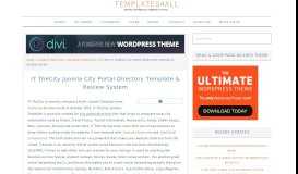 
							         IT TheCity Joomla City Portal Directory Template & Review System								  
							    