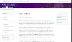 
							         Item details—Portal for ArcGIS | ArcGIS Enterprise								  
							    