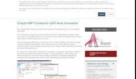 
							         ITI - International TechneGroup | Oracle ERP Connector with ...								  
							    