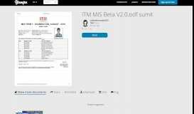 
							         ITM MIS Beta V2.0.pdf sumit - Yumpu								  
							    