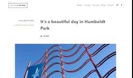 
							         It's a Beautiful Day in Humboldt Park Chicago - Jason O'Beirne Real ...								  
							    